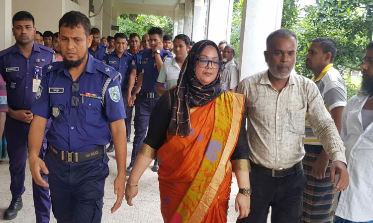 কুড়িগ্রামের সাবেক ডিসি সুলতানা পারভীন কারাগারে