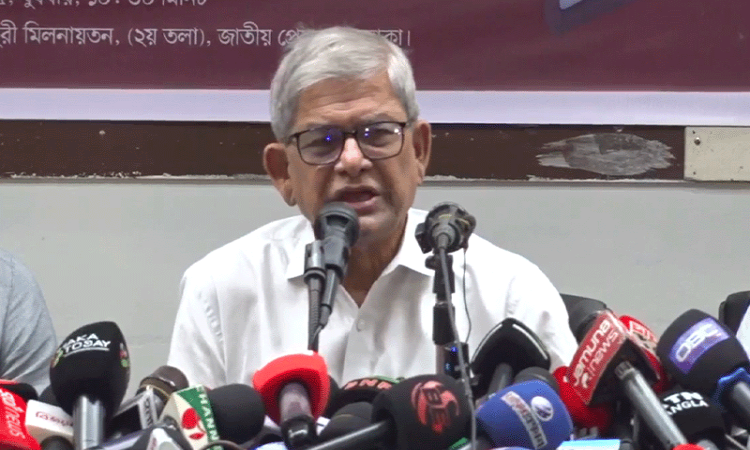 নির্বাচনের ব্যত্যয় হলে দায় ইউনূস সরকারের: মির্জা ফখরুল