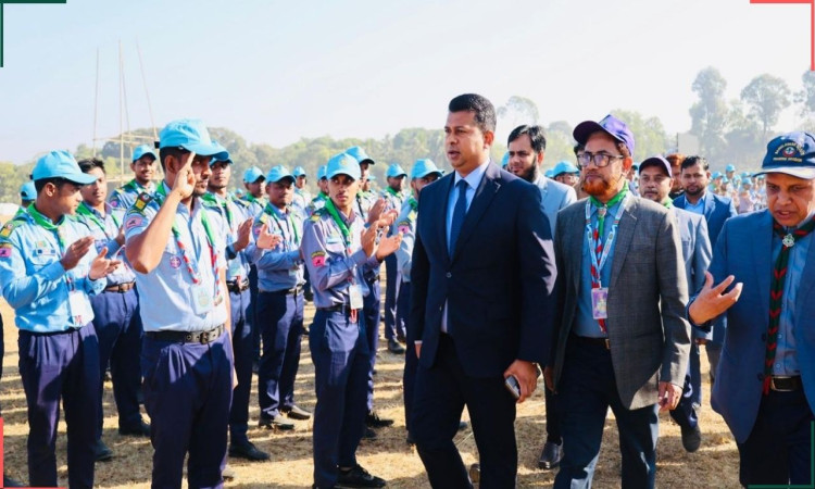 জেলা প্রশাসকের অনুপ্রেরণায় উজ্জীবিত রোভার স্কাউটরা
