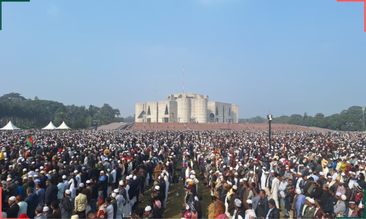 দেশে এমন জানাজা আগে কেউ দেখেনি