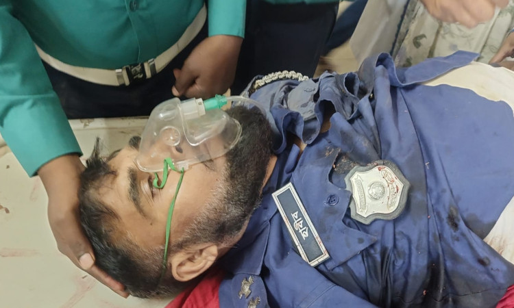 গাজীপুরে ট্রেনে কাটা পড়ে এসআই  হাবিব আহত