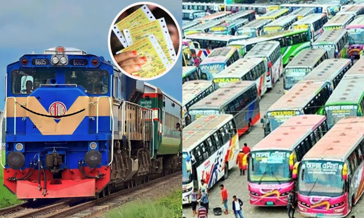 ঈদযাত্রার বাস ও ট্রেনের অগ্রিম টিকিট বিক্রি শুরু
