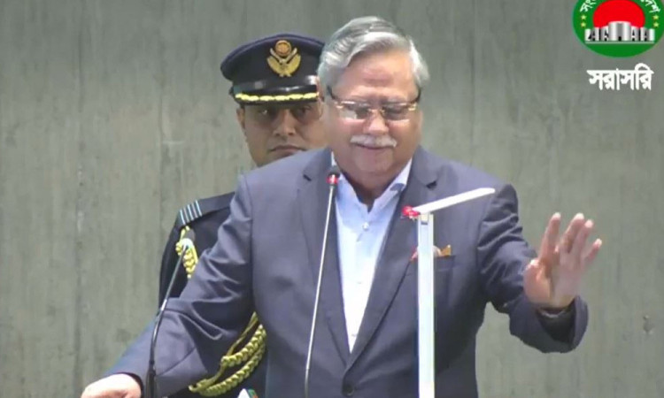 সংসদে রাষ্ট্রপতির ভাষণ শুরু, বিরোধী দলের ওয়াক আউট