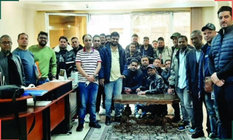 ইরান থেকে ১৮৬ বাংলাদে‌শিকে আজারবাইজানে নেওয়া হয়েছে