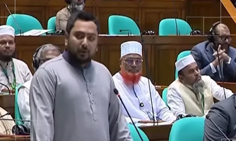 সংসদে রাষ্ট্রপতির অপসারণ ও গ্রেপ্তারের দাবি নাহিদ ইসলামের