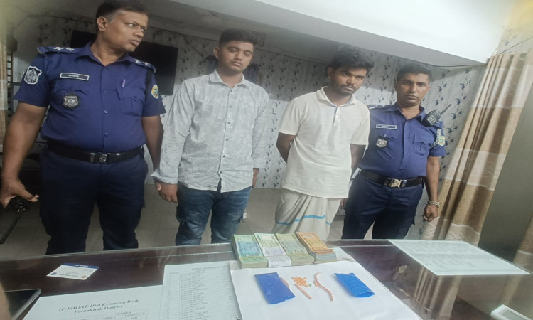 দশমিনায় ইয়াবাসহ দুই মাদক ব্যবসায়ী গ্রেপ্তার