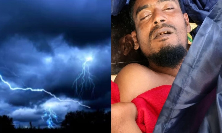ভুট্টাখেত থেকে ফেরার পথে বজ্রপাতে কৃষকের মৃত্যু