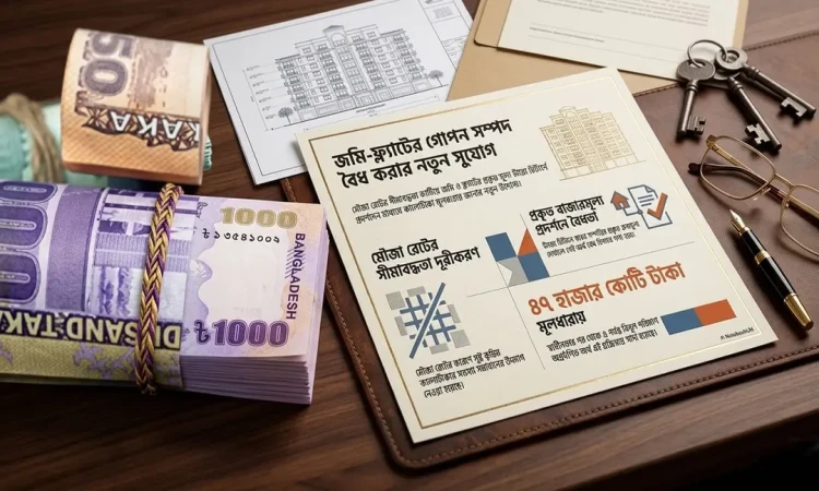 আগামী বাজেটে শর্ত সাপেক্ষে কালো টাকা সাদা করার সুযোগ!