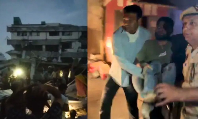 নয়াদিল্লিতে পাঁচতলা বাণিজ্যিক ভবন ধস, শতাধিক শিক্ষার্থী আটকা পড়ার শঙ্কা!