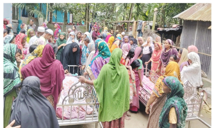 কটিয়াদীতে বিদ্যুৎস্পৃষ্টে শাশুড়ি-পুত্রবধূর মর্মান্তিক মৃত্যু, শোকে স্তব্ধ গ্রাম