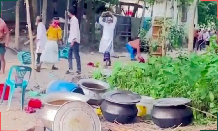 বিয়েবাড়িতে গরুর মাংস কম দেওয়া নিয়ে রক্তক্ষয়ী সংঘর্ষ, আহত ১১