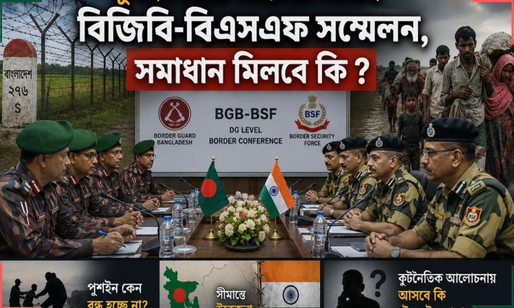 পুশইন নিয়ে উদ্বেগের মধ্যেই বিজিবি-বিএসএফ সম্মেলন, সমাধান মিলবে কি