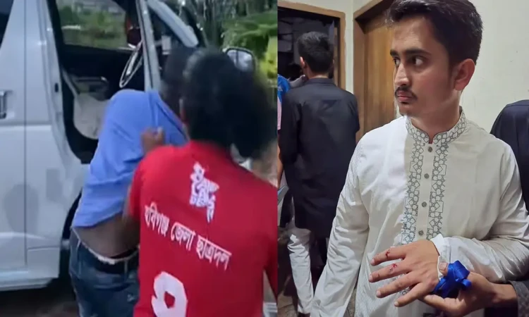 হবিগঞ্জে এনসিপির গাড়িবহরে হামলা, সারজিসসহ আহত অনেকে