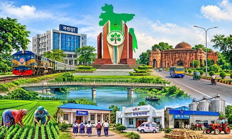 বগুড়ার উন্নয়ন দেশের সমতাভিত্তিক উন্নয়নের একটি অংশমাত্র