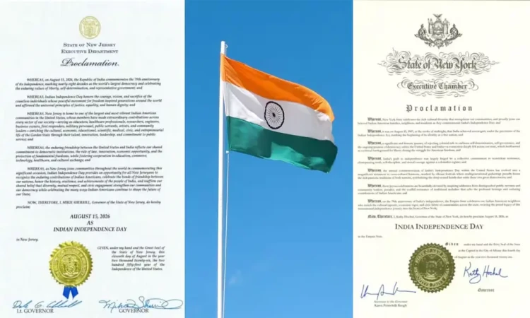 ১৫ আগস্টকে ‘ভারত স্বাধীনতা দিবস’ ঘোষণা যুক্তরাষ্ট্রের দুই অঙ্গরাজ্যের