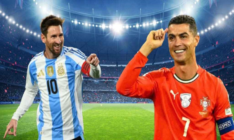 শোকস্তব্ধ মেসির পাশে দাঁড়িয়ে মানবিকতার বার্তা রোনালদোর