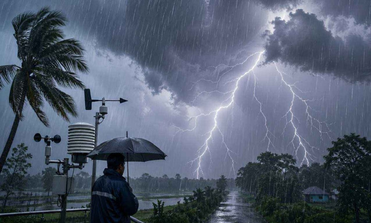 ঢাকাসহ দেশের ৭ অঞ্চলে ৪৫-৬০ কিমি বেগে ঝোড়ো হাওয়ার শঙ্কা