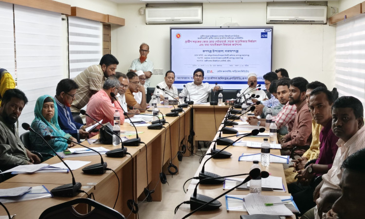 রূপগঞ্জে গ্রামীণ সড়কের অগ্রাধিকার নির্ধারণে কর্মশালা