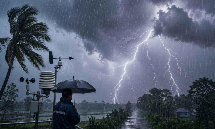 বরিশাল-চট্টগ্রামসহ ৫ অঞ্চলে বৃষ্টির শঙ্কা, ১ নম্বর সতর্কতা জারি