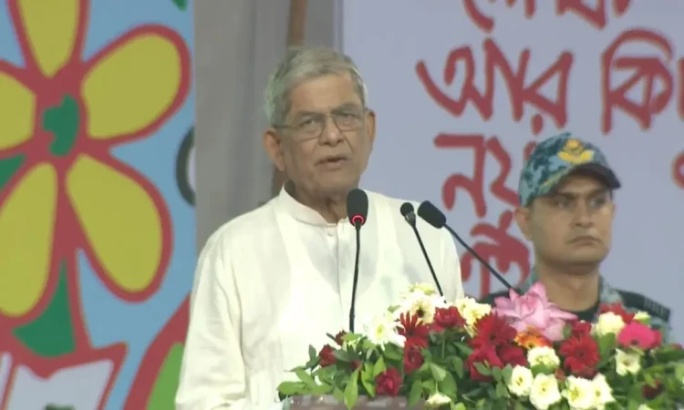 সংঘাত নয়, সমঝোতার রাজনীতি দেখতে চাই: ঠাকুরগাঁওয়ে মির্জা ফখরুল