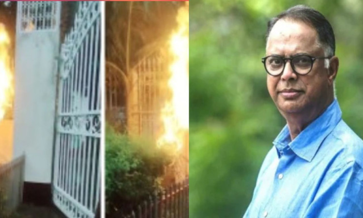 বজ্রপাতের আগুনে জ্বলল জ্বালানিমন্ত্রীর বাড়ি