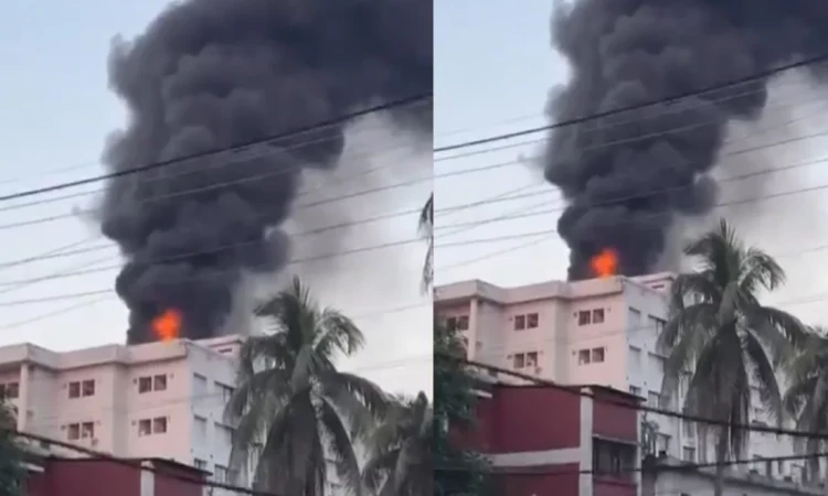 মমেকের ৩য় তলায় শিশু ওয়ার্ডে আগুন, নিয়ন্ত্রণে ফায়ার সার্ভিস