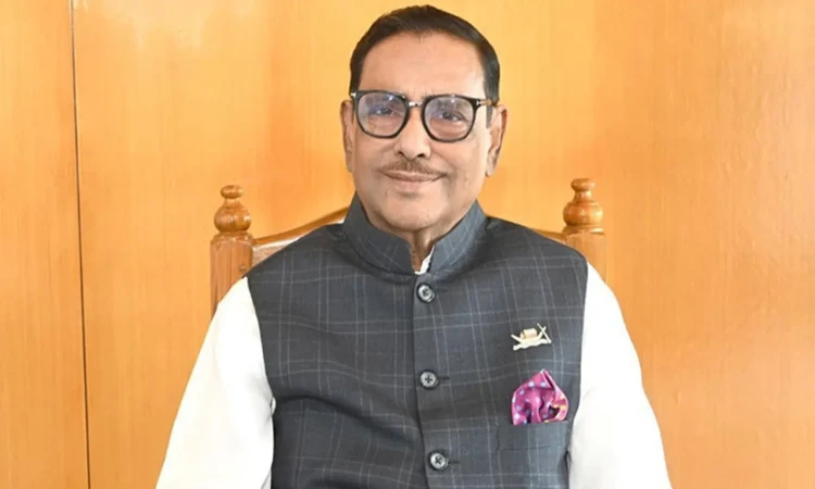 ওবায়দুল কাদেরের সম্পদের পরিমাণ কত?