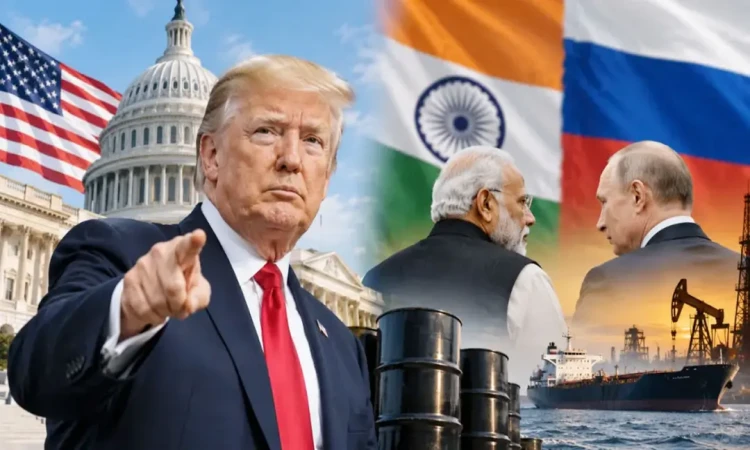 মার্কিন ১০০% শুল্ক হুমকির মুখেও রুশ তেল ক্রয়ে অনড় ভারত