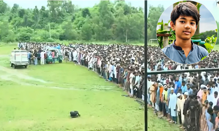 কুমিল্লা বিশ্ববিদ্যালয়ে শিক্ষকপুত্র অপ্রতিমের প্রথম জানাজা সম্পন্ন