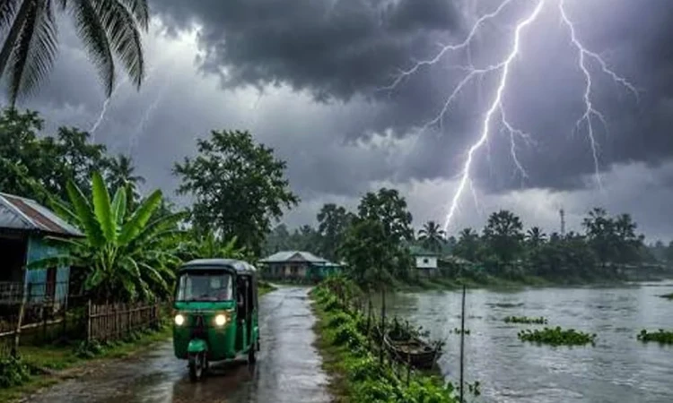 দুপুরের মধ্যে ৬ জেলায় ঝোড়ো হাওয়া ও বজ্রবৃষ্টির আশঙ্কা
