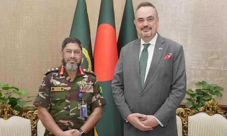 জাপান সফর শেষে দেশে ফিরে সেনাপ্রধানের সঙ্গে মার্কিন প্রতিনিধির বৈঠক