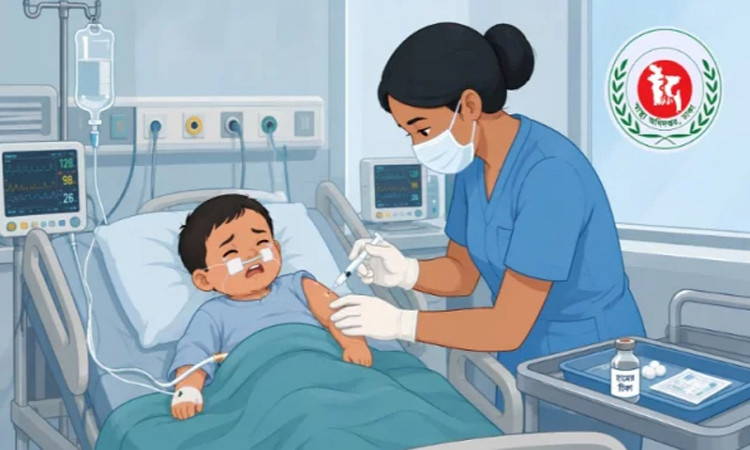হামের উপসর্গে আরও ১১ মৃত্যু, হাসপাতালে ১২৭০