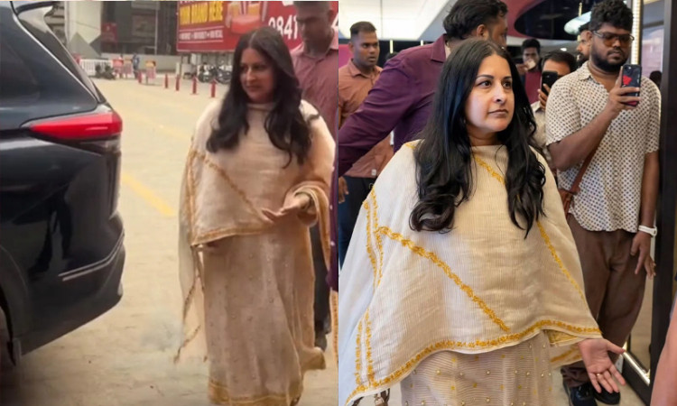 দীর্ঘ নীরবতা ভেঙে প্রকাশ্যে এলেন থালাপতি বিজয়ের পত্নী সঙ্গীতা