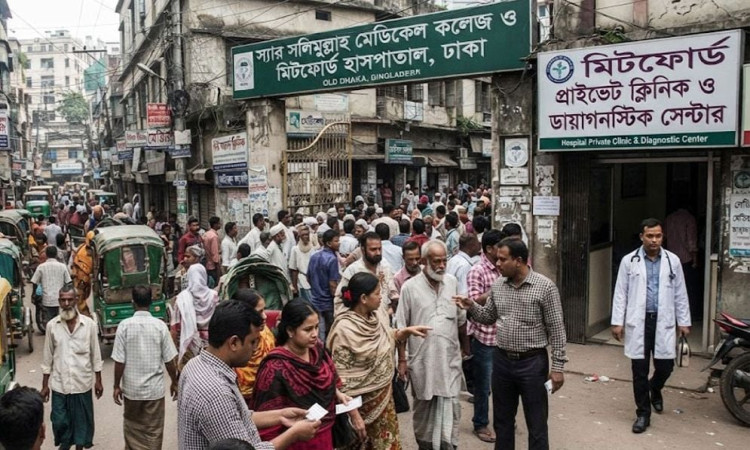মিটফোর্ডে দালালচক্রে জিম্মি রোগী: ডিউটি ফাঁকি দিয়ে ক্লিনিকে ছুটছেন চিকিৎসকরা