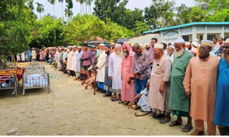 নড়াইলে স্ত্রীর মৃত্যুর ৩ ঘণ্টা পরই মসজিদে সেজদারত অবস্থায় স্বামীর বিদায়