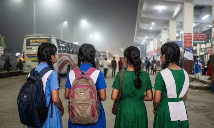 নতুন জীবনের’ খোঁজে পালায় ৪ স্কুলছাত্রী!