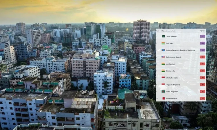 বায়ুদূষণের শীর্ষে পাকিস্তানের লাহোর, ঢাকার বাতাস আজও ‘অস্বাস্থ্যকর’