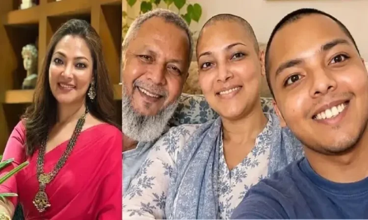মায়ের চুল হারানোর কষ্টে সংহতি: মাথা ন্যাড়া করলেন ছেলে ও স্বামী