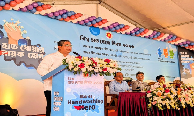 নিয়মিত হাত ধোয়ার অভ্যাসই গড়বে সুস্থ প্রজন্ম: মীর শাহে আলম