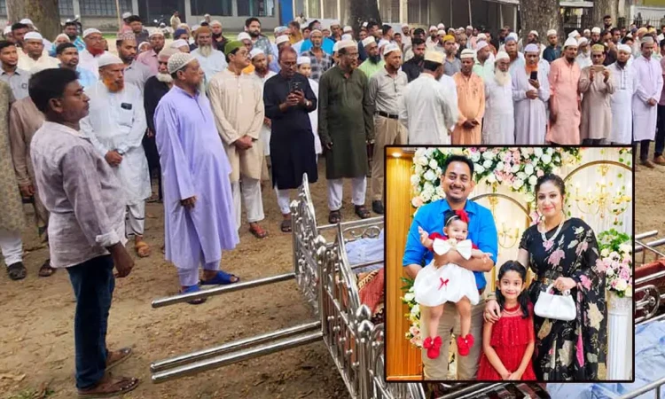পাশাপাশি চার কবরে চিরনিদ্রায় একই পরিবারের চার সদস্য